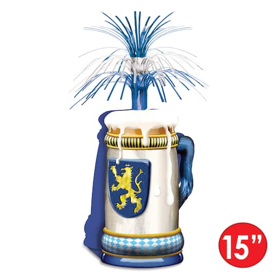 Beistle 15" Oktoberfest Beer Mug Centerpieces, 2ct.